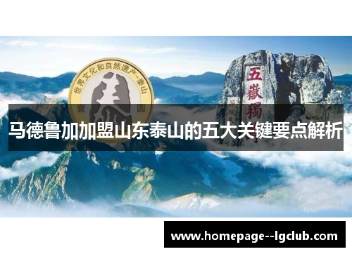 马德鲁加加盟山东泰山的五大关键要点解析