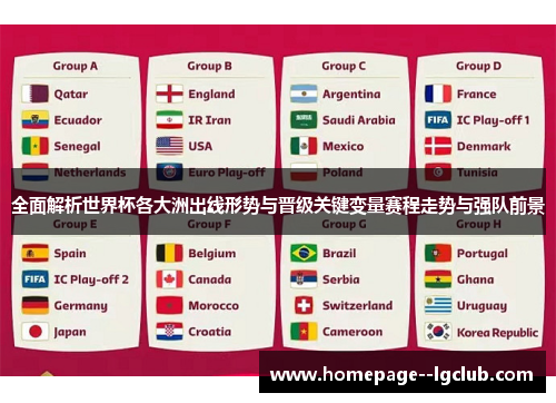 全面解析世界杯各大洲出线形势与晋级关键变量赛程走势与强队前景