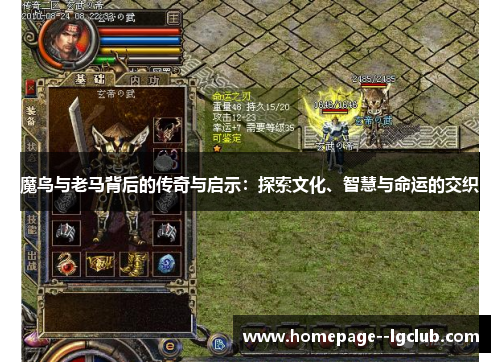 魔鸟与老马背后的传奇与启示：探索文化、智慧与命运的交织